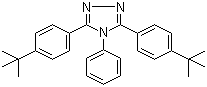 3,5-双[4-(1,1-二甲基乙基)苯基]-4-苯基-4H-1,2,4-三唑分子结构 (CAS 203799-76-2)