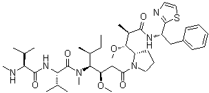 structure of CAS# 203849-91-6, Monomethylauristatin D