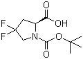 structure of CAS# 203866-15-3, N-Boc-4,4-二氟-L-脯氨酸