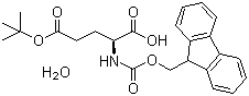 structure of CAS# 204251-24-1, Fmoc-L-谷氨酸-O-叔丁酯一水物