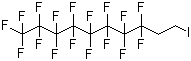 structure of CAS# 2043-53-0, 1,1,1,2,2,3,3,4,4,5,5,6,6,7,7,8,8-Heptadecafluoro-10-iododecane