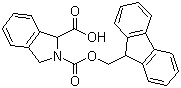 structure of CAS# 204320-59-2, N-Fmoc-2,3-dihydro-1H-isoindole-1-carboxylic acid