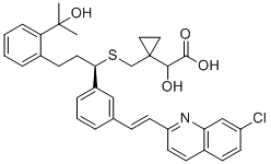structure of CAS# 2045402-27-3, alpha Hydroxy montelukast