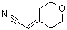 structure of CAS# 204651-40-1, (Tetrahydro-2H-pyran-4-ylidene)acetonitrile
