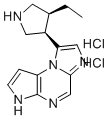 CAS 登录号：2050038-84-9, 8-((3R,4S)-4-乙基吡咯烷-3-基)-3H-咪唑并[1,2-a]吡咯并[2,3-e]吡嗪二盐酸盐