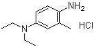 structure of CAS# 2051-79-8, 4-(N,N-二乙基)-2-甲基苯二胺盐酸盐