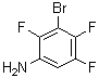 3-溴-2,4,5-三氟苯胺分子结构 (CAS 2055841-42-2)