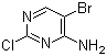 4-Amino-5-bromo-2-chloropyrimidine molecular structure (CAS 205672-25-9)