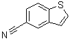 Benzo[b]thiophene-5-carbonitrile molecular structure (CAS 2060-63-1)