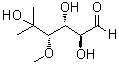 CAS 登录号：206185-18-4, 6-脱氧-5-C-甲基-4-O-甲基-D-来苏己糖