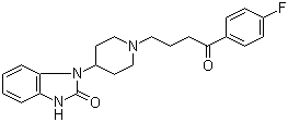 CAS # 2062-84-2, Benperidol, 3-[1-[4-(4-Fluorophenyl)-4-oxobutyl]piperidin-4-yl]-1H-benzimidazol-2-one