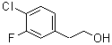 structure of CAS# 206362-79-0, 4-Chloro-3-fluorobenzeneethanol