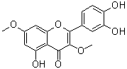 5,3',4'-三羟基-3,7-二甲氧基黄酮分子结构 (CAS 2068-02-2)