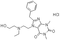 CAS 登录号：20684-06-4, 盐酸巴米茶碱