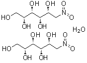 structure of CAS# 207121-57-1, 1-Deoxy-1-nitro-D-iditol hemihydrate