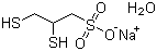 2,3-二巯基丙磺酸钠(一水)分子结构 (CAS 207233-91-8)