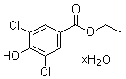 structure of CAS# 207291-58-5, 3,5-二氯-4-羟基苯甲酸乙酯水合物