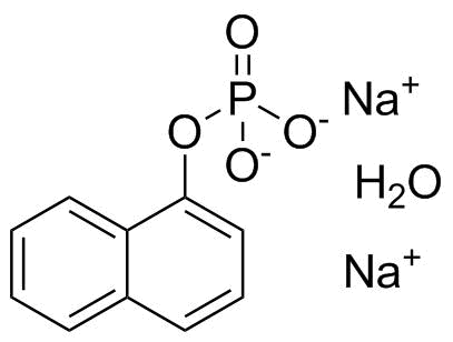 Sodium naphthalen-1-yl phosphate hydrate molecular structure (CAS 207569-06-0)