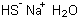 Sodium hydrosulfide hydrate molecular structure (CAS 207683-19-0)