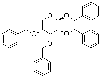 CAS # 20787-20-6, Phenylmethyl 2,3,4-tris-O-(phenylmethyl)-beta-D-ribopyranoside, Benzyl 2,3,4-tri-O-benzyl-beta-D-ribopyranoside