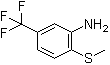 structure of CAS# 207974-07-0, 2-(甲硫基)-5-三氟甲基苯胺