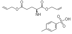 L-Glutamic acid di-2-propenyl ester 4-methylbenzenesulfonate molecular structure (CAS 20845-16-3)