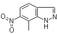 7-Methyl-6-nitro-1H-indazole molecular structure (CAS 208457-81-2)