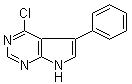 structure of CAS# 208459-81-8, 4-Chloro-5-phenyl-7H-pyrrolo[2,3-d]pyrimidine
