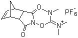 structure of CAS# 208462-94-6, 2-(endo-5-Norbornene-2,3-dicarboxymido)-1,1,3,3-tetramethyluronium hexafluorophosphate