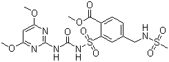 structure of CAS# 208465-21-8, Mesosulfuron-methyl