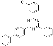 CAS 登录号：2085262-87-7, 2-[1,1'-联苯]-4-基-4-(3-氯苯基)-6-苯基-1,3,5-三嗪