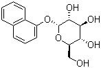 structure of CAS# 208647-48-7, 1-Naphthyl alpha-D-glucopyranoside