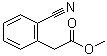 structure of CAS# 20921-96-4, 2-Cyanobenzeneacetic acid methyl ester