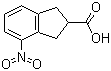 CAS 登录号：209225-00-3, 4-硝基茚满-2-羧酸