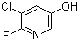 structure of CAS# 209328-72-3, 3-Chloro-2-fluoro-5-hydroxypyridine