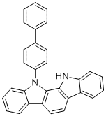 structure of CAS# 2095887-12-8, 11-([1,1'-Biphenyl]-4-yl)-11,12-dihydroindolo[2,3-a]carbazole