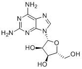 structure of CAS# 2096-10-8, 2-Aminoadenosine