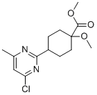 CAS # 2097133-31-6, Methyl 4-(4-Chloro-6-methyl-2-pyrimidinyl)-1-methoxycyclohexanecarboxylate
