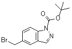 5-(Bromomethyl)-1H-indazole-1-carboxylic acid 1,1-dimethylethyl ester molecular structure (CAS 209804-25-1)