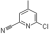 6-Chloro-4-methylpyridine-2-carbonitrile molecular structure (CAS 209858-74-2)