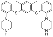 CAS # 2099147-02-9, 1,1'-[(4,6-Dimethyl-1,3-phenylene)bis(thio-2,1-phenylene)]bis[piperazine]