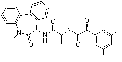 LY 411575 molecular structure (CAS 209984-57-6)