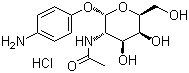 CAS 登录号：210049-16-4, 4-氨基苯基 2-乙酰氨基-2-脱氧-alpha-D-吡喃半乳糖苷盐酸盐