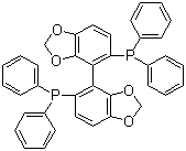 structure of CAS# 210169-54-3, (S)-5,5'-Bis(diphenylphosphino)-4,4'-bibenzodioxole