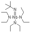 tert-Butyliminotris(diethylamino)niobium molecular structure (CAS 210363-27-2)