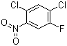 structure of CAS# 2105-59-1, 2,4-Dichloro-5-fluoronitrobenzene