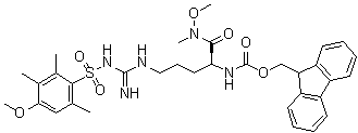 CAS 登录号：210532-73-3, N-[(1S)-4-[[亚氨基[[(4-甲氧基-2,3,6-三甲基苯基)磺酰基]氨基]甲基]氨基]-1-[(甲氧基甲基氨基)羰基]丁基]氨基甲酸芴甲酯