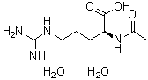 structure of CAS# 210545-23-6, N2-乙酰基-L-精氨酸二水合物
