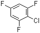 2,4,6-Trifluorochlorobenzene molecular structure (CAS 2106-40-3)