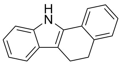 6,11-二氢-5H-苯并[a]咔唑分子结构 (CAS 21064-49-3)